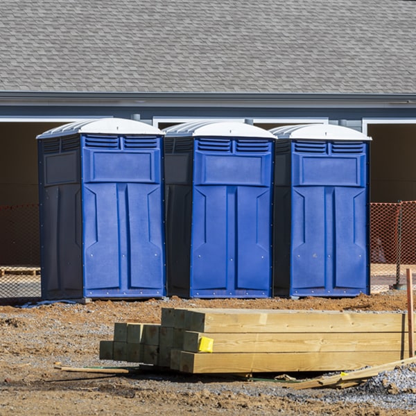 are there any options for portable shower rentals along with the porta potties in Rockville MN